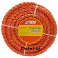 12mm Red Polypropylene Rope x 15m Coil